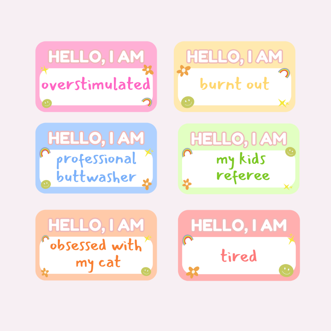 HELLO, I AM Sticker Series